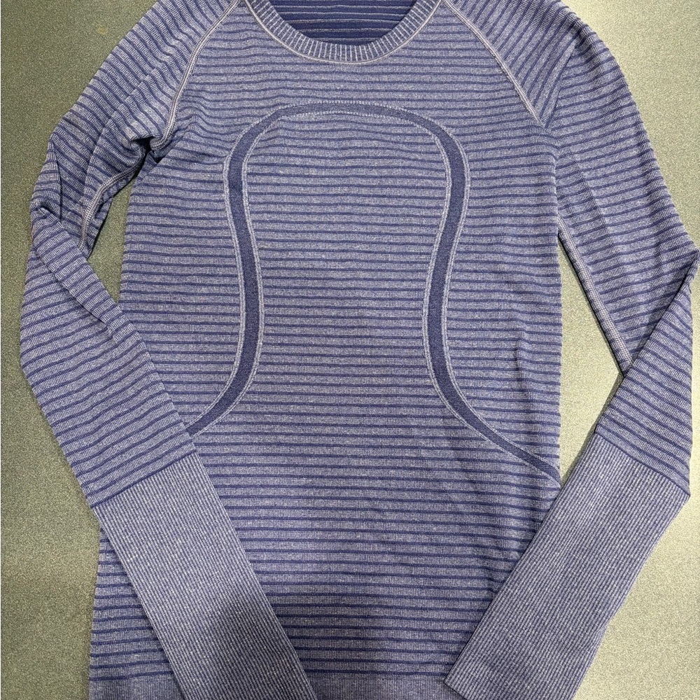 lululemon athletica Striped vintage swiftly tech long sleeve shirt